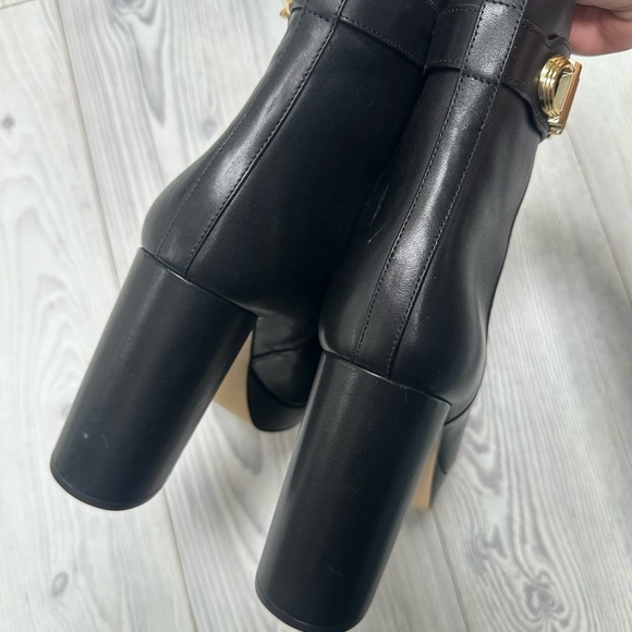 Michael Kors BRAND NEW Leather Platform Boots size 10 - Picture 6 of 8
